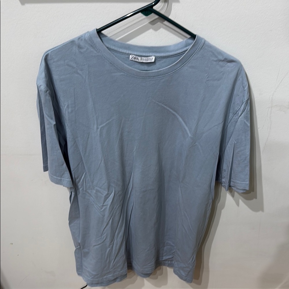 Zara Blue Short Sleeve Tee